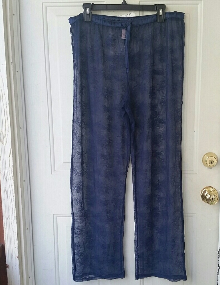 Victoria’s Secret Navy Lace Pajama Bottoms
